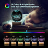 3D Galaxy Crystal Ball Night Lamp – Solar System LED USB Table Lamp